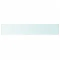 Panneaux d'étagère 2 pcs Verre Transparent 110 x 20 cm