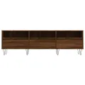 Meuble TV chêne marron 150x30x44,5 cm bois d'ingénierie