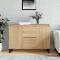 Buffet chêne sonoma 104x35x70 cm bois d'ingénierie