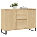 Buffet chêne sonoma 104x35x70 cm bois d'ingénierie