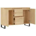 Buffet chêne sonoma 104x35x70 cm bois d'ingénierie