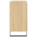 Buffet chêne sonoma 104x35x70 cm bois d'ingénierie