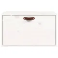 Armoire murale Blanc 60x30x35 cm Bois de pin massif