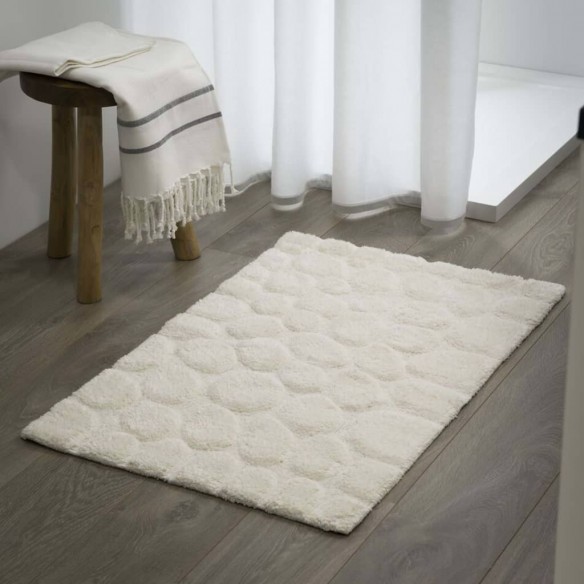 Sealskin Tapis de bain Pebbles Coton 60x90 cm Ivoire