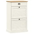 Armoire à chaussures VIGO 60x35x96 cm blanc bois massif de pin