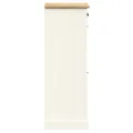 Armoire à chaussures VIGO 60x35x96 cm blanc bois massif de pin