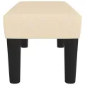 Banc Crème 70x30x30 cm Tissu