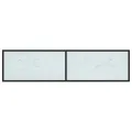 Meuble TV Marbre blanc 160x40x40,5 cm Verre trempé