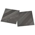 Dalles de plancher autoadhésives 55 pcs PVC 5,11 m² gris rayé