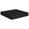 Étagère flottante murale noir 23x23,5x3,8 cm MDF