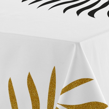 Tovaglia HappyFriday Blanc Foliage Multicolore 145 x 250 cm 2