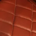 Chaise cabriolet marron Cuir véritable de chèvre