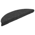 Tapis d'escalier autocollants 5 pcs anthracite 56x17x3 cm