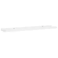 Étagères à rebord pour cadre photo 2 pcs Blanc 80x9x3 cm MDF