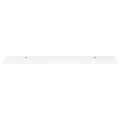 Étagères à rebord pour cadre photo 2 pcs Blanc 80x9x3 cm MDF