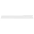 Étagères murales 2 pcs Blanc brillant 60x9x3 cm