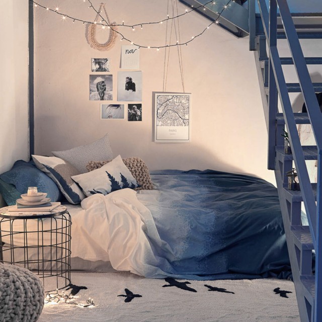 Funda Nórdica HappyFriday Blanc Nightfall Multicolor 140 x 200 cm