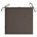 Chaises pliables d'extérieur 4 pcs avec coussins Bois d'acacia