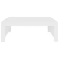 Table basse blanc 100x100x35 cm bois d'ingénierie