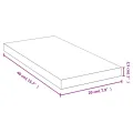 Étagère murale 40x20x2,5 cm bambou