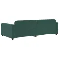 Lit de repos sans matelas vert foncé 100x200 cm velours