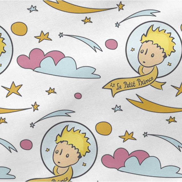 Kussensloop HappyFriday Le Petit Prince Ses amis Multicolour 50 x 75 c