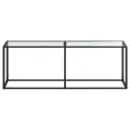 Table console Transparent 220x35x75,5 cm Verre trempé