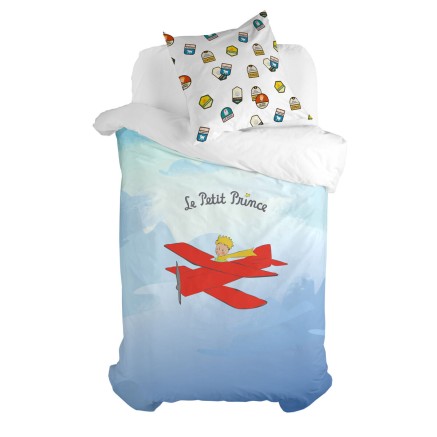 Kussensloop HappyFriday Le Petit Prince Son avion Multicolour 50 x 75 2