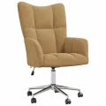 Chaise de relaxation Marron Velours