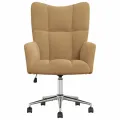 Chaise de relaxation Marron Velours