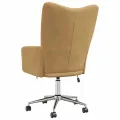 Chaise de relaxation Marron Velours