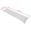 Oreiller de corps 40 x 145 cm Gris