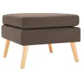 Repose-pied Marron Tissu