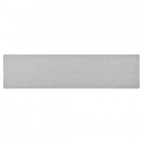 Tapis de couloir Gris clair 50x200 cm