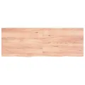 Étagère murale marron clair bois chêne massif traité