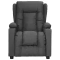 Fauteuil inclinable Gris foncé Tissu