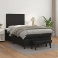 cadre de lit matelas Noir 120x200 cm Similicuir
