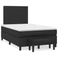 cadre de lit matelas Noir 120x200 cm Similicuir