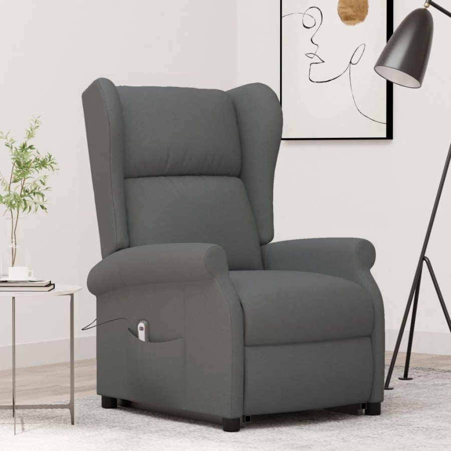 Fauteuil Gris foncé Tissu