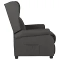 Fauteuil inclinable Gris foncé Tissu
