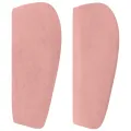 Tête de lit avec oreilles Rose 203x23x78/88 cm Velours