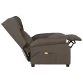 Fauteuil de massage Marron Tissu