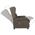 Fauteuil de massage Marron Tissu