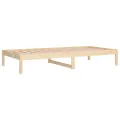 Lit de jour sans matelas 90x200 cm bois de pin massif