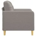 Fauteuil Taupe 60 cm Tissu