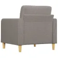 Fauteuil Taupe 60 cm Tissu