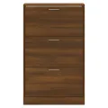 Armoire à chaussures Chêne marron 63x24x103cm Bois d'ingénierie