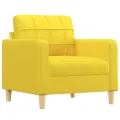 Fauteuil Jaune clair 60 cm Tissu