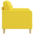 Fauteuil Jaune clair 60 cm Tissu