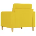 Fauteuil Jaune clair 60 cm Tissu